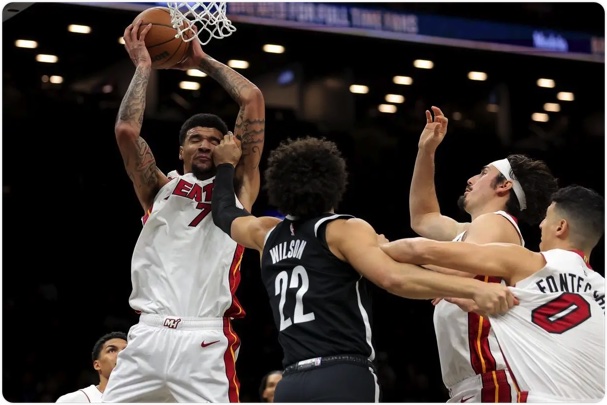 12月19日 NBA常规赛 热火vs篮网 全场录像回放