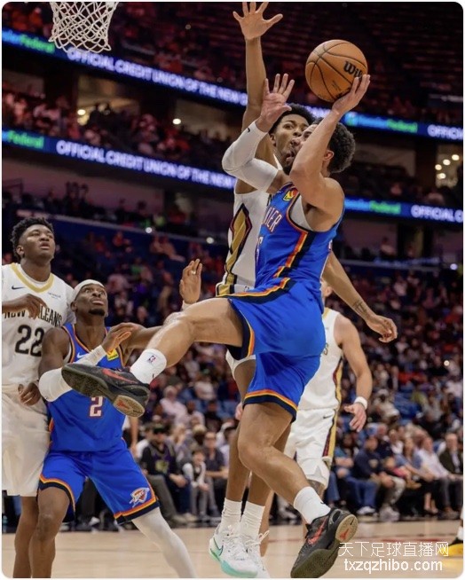 SGA23+8霍姆格伦26+9 费尔斯24分雷霆擒鹈鹕迎6连胜