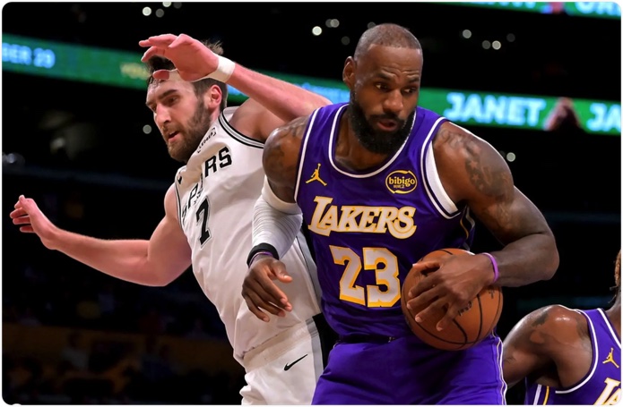 12月11日 NBA杯东部1/4决赛 马刺vs湖人 全场录像回放