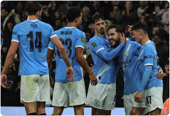 12月18日 联赛杯1/4决赛 曼城vs布伦特福德  全场录像回放