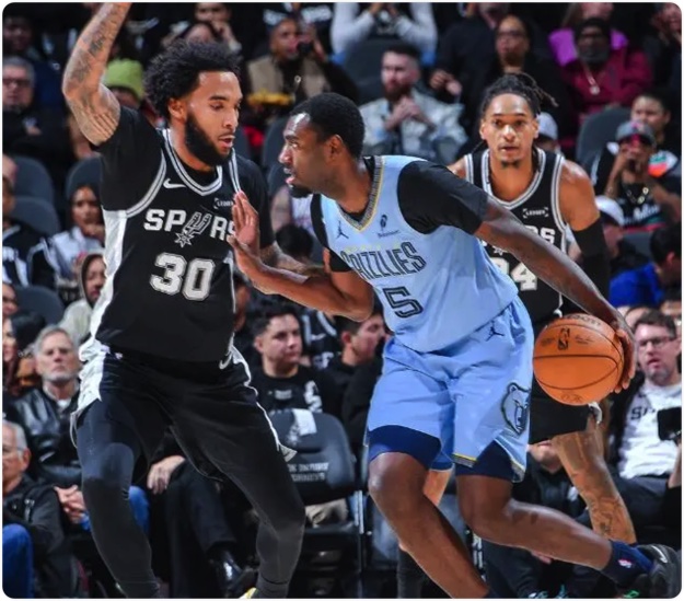 12月03日 NBA常规赛 灰熊vs马刺 全场录像回放