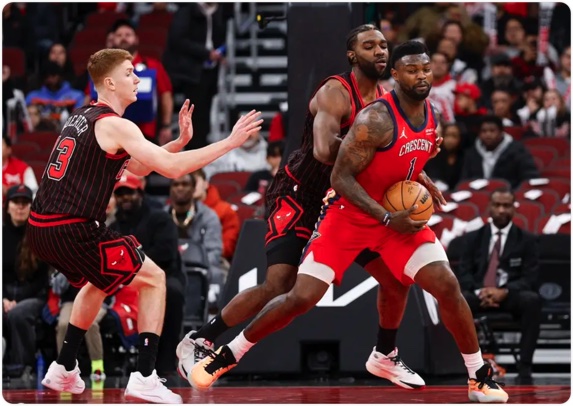 12月15日 NBA常规赛 鹈鹕vs公牛 全场录像回放