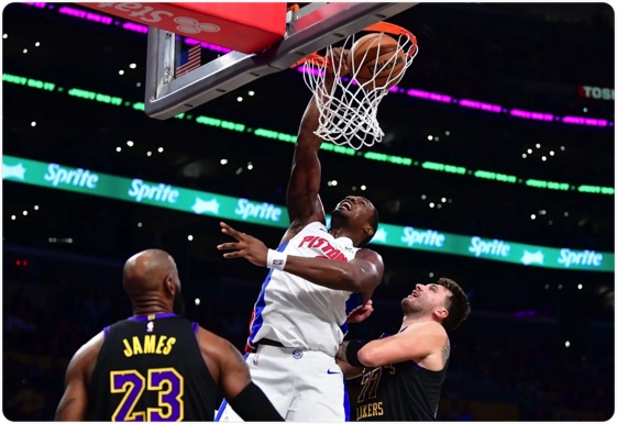 12月31日 NBA常规赛 活塞vs湖人 全场录像回放