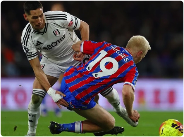 01月02日 英超第19轮 水晶宫vs富勒姆 全场录像回放