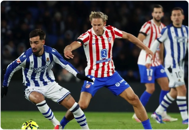 01月05日 西甲第18轮 皇家社会vs马德里竞技 全场录像回放