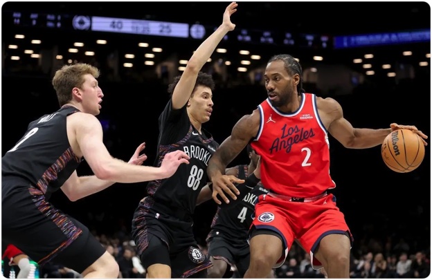 01月10日 NBA常规赛 快船vs篮网 全场录像回放